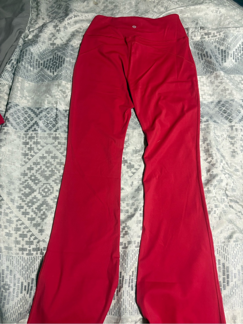 lululemon athletica Red Boot-Cut Flare Pants - Picture 3 of 3